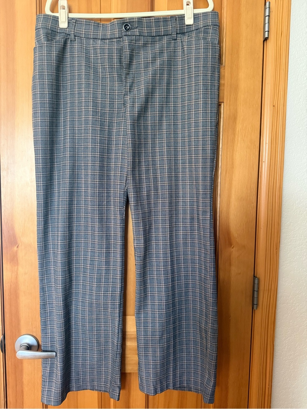 Lee Women’s Blue Tan Plaid Dress Pants